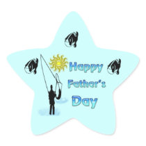 Fishing - Happy Father's Day Sticker