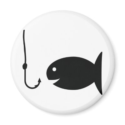 fishing icon magnet by TomaniacLines