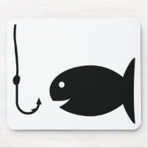 fishing icon mousepads