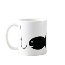 fishing icon coffee mug
