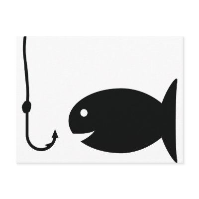 fishing icon postcard by TomaniacLines
