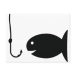 fishing icon postcards