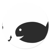 fishing icon sticker