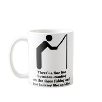 Fishing Idiot Funny Mug Humour