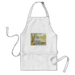 Fishing in Spring Pont de Clichy; Vincent van Gogh Apron