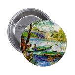Fishing in Spring Vincent van Gogh Pin