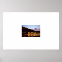 Fishing in the Mountains Poster