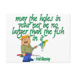 Fishing Irish Blessing Postcard