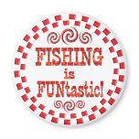 Fishing is FUNtastic Refrigerator Magnet