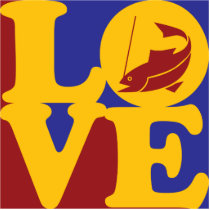 Fishing Love Cut Outs