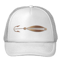 Fishing lure trucker hats