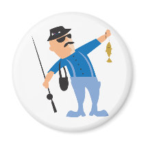 Fishing Fridge Magnets
