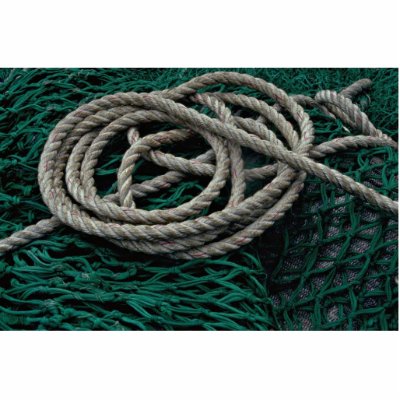 Fishing nets and rope acrylic cut out by inspirelove