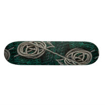 Fishing nets and rope skate board