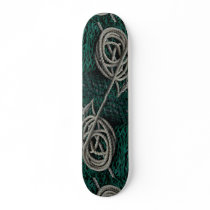 Fishing nets and rope skate board
