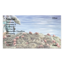 Fishing nets business cards