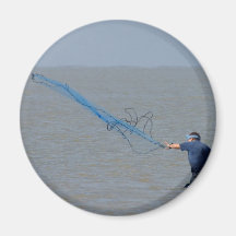 Fishing Nets Ocean Fridge Magnet