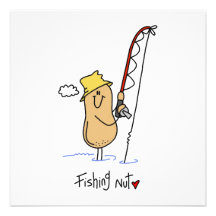 Fishing Nut T-shirts and Gifts Announcements
