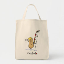 Fishing Nut T-shirts and Gifts Tote Bag