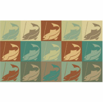 Fishing Pop Art Photo Sculpture
