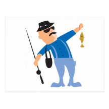 Fishing Post Card