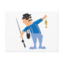Fishing Post Card