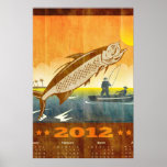 Fishing Poster Calendar 2012 Tarpon Fish
