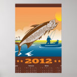 Fishing Poster Calendar 2012 Tarpon Fish