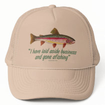 Fishing Quote Trucker Hat