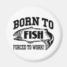 Fishing Refrigerator Magnet