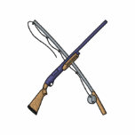 Fishing Rod and Shotgun