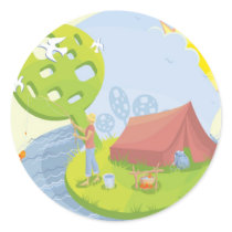 Fishing stickers