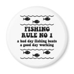 Fishing Rule No 1 magnets