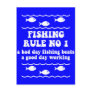 Fishing Rule No 1 Post Card