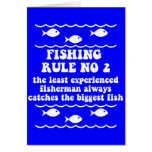 Fishing Rule No 2 Card