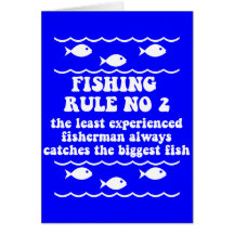 Fishing Rule No 2 Card