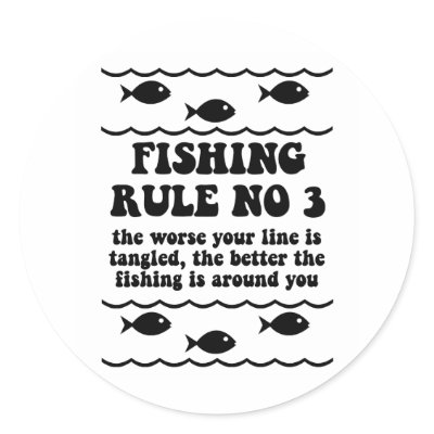 Fishing Rule No 3 by fishingboutique