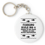 Fishing Rule No 4 Keychain