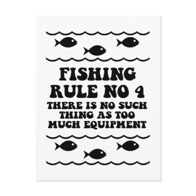 Fishing Rule No 4 by fishingboutique