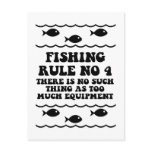 Fishing Rule No 4 Post Cards