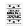 Fishing Rule No 4 Post Cards