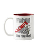Fishing Salmon The Reel Deal Fishing Shirt Coffee Mugs
