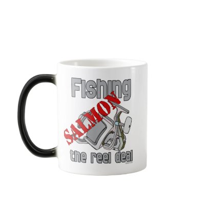 Fishing Salmon The Reel Deal Fishing Shirt Coffee Mugs by UTeezFishing