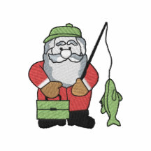 Fishing Santa