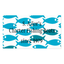 Fishing,seafood or ocean themed business card