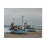 Fishing ships from Norre Vorupor, Denmark postcards