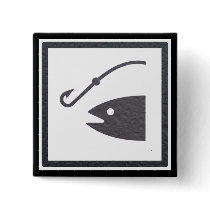 Fishing Sign Pin