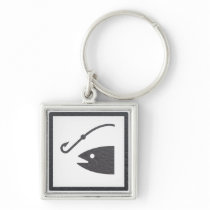 Fishing Sign Keychain