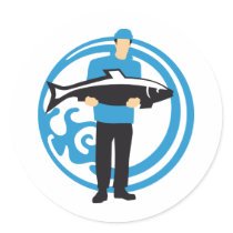 fishing sticker