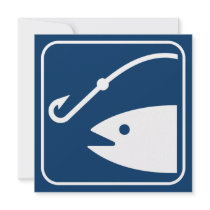 Fishing Symbol Invitation